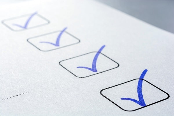 Checklists and written procedures are a core part of quality assurance