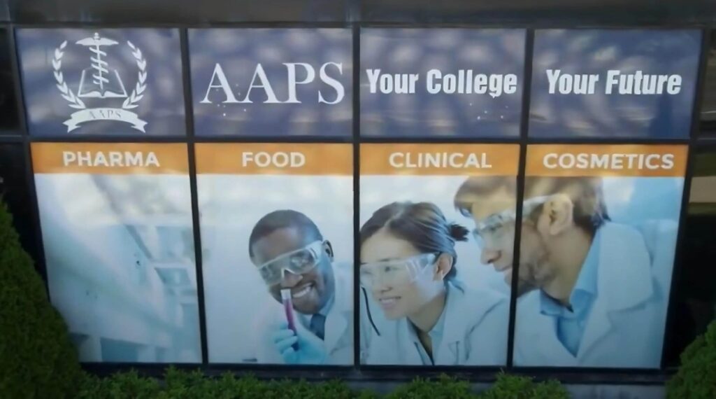 AAPS’ clinical research training institute sign